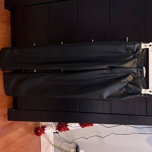 abercrombie leather pants